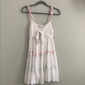 small white dress from impeccable pig